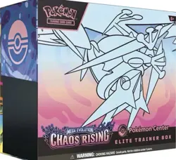 LOT OF 2 Presale Chaos Rising Pokemon Center ETB Elite Trainer Box Pokemon - Image 1