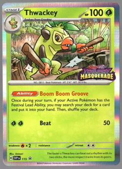 Thwackey - SVP 115 - Twilight Masquerade - PRERELEASE HOLO PROMO - NM/M - Image 1