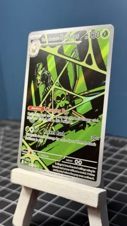 Team Rocket's Spidops 187/182 Pokemon TCG: Destined Rivals -PACK FRESH- - Image 3