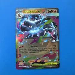 Pokemon TCG Mega Charizard X ex 013/094 Me02: Phantasmal Flames Holo - Image 1