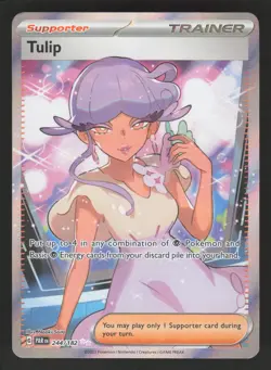 Tulip 244/182 Pokemon TCG SV04: Paradox Rift NM - Image 1