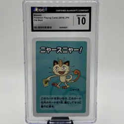 Pokemon CGC 10 Meowth Old Maid 2019 JPN - Image 1
