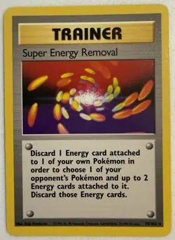 Pokemon TCG | Super Energy Removal 79/102 | Base Set Unlimited | NM - Image 1