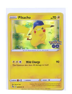Pikachu - Pokemon GO - Holo - #028 - NM - Image 1