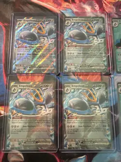 Empoleon Ex 114/094 NM Full Art Phantasmal Flames & Ex 070/094 Lot Of 6 - Image 2