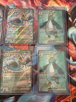 Empoleon Ex 114/094 NM Full Art Phantasmal Flames & Ex 070/094 Lot Of 6 - Image 3