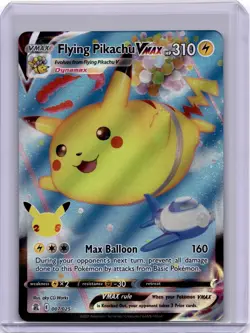 Pokemon Flying Pikachu VMAX Ultra Rare Celebrations 007/025 NM - Image 1