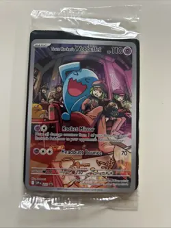 Pokemon TCG: Destined Rivals Team Rockets Wobbuffet Promo 203 SEALED - Image 1