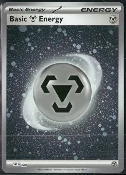 Metal Energy Pokemon 151 English Card Holo Rare 008 Light Play - Image 1