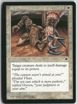 Repentance The Gathering Tempest MTG Card Played - Image 1
