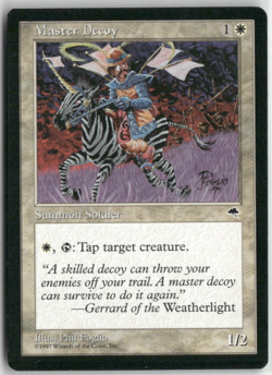 Master Decoy The Gathering Tempest MTG Card Played - Image 1