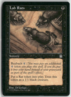 Lab Rats Magic The Gathering Stronghold MTG Card Played - Image 1
