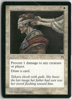 Bandage Magic The Gathering Stronghold MTG Card Played - Image 1