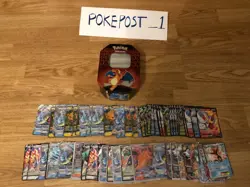 Pokemon Cards Tin Bundle 250-350 With Promo Ultra Rare Ex GX V Genuine Cards - Image 1
