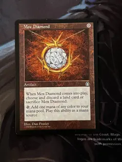 Magic the Gathering NM Mox Diamond Stronghold - Image 1