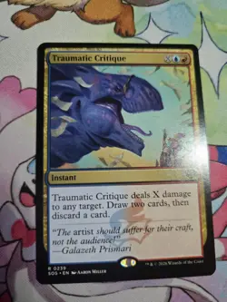 Magic the Gathering #249 Tramatic Critique R English - Image 1