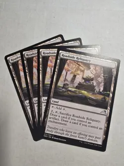 MTG Roadside Reliquary x4 Kamigawa: Neon Dynasty Uncommon NM Playset - Image 1