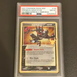 The Pokemon Company Greninja Star SWSH144 SWSH Promo Gold Star Holo PSA 8 - Image 1