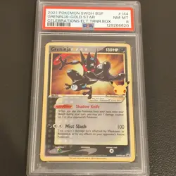 The Pokemon Company Greninja Star SWSH144 SWSH Promo Gold Star Holo PSA 8 - Image 2