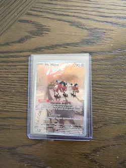 Mr. Mime Illustration Rare 179/165 Scarlet & Violet 151 NM English Pokemon TCG - Image 1