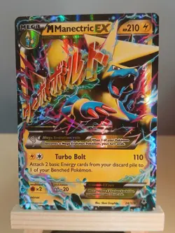 M Manectric EX 24/119 XY Phantom Forces Holo Ultra Rare Mega Pokemon Card HP - Image 1