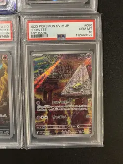 Pokemon Graded Card Lot Pikachu, Giovanni, Houndoom, Drowzee, Ninetales Raikou - Image 5