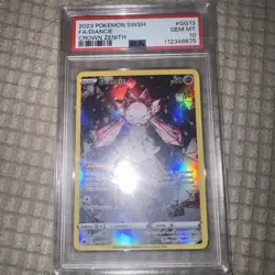 🔥2023 Pokemon PSA 10 Diancie GG13 Crown Zenith – Galarian Gallery Full Art Holo - Image 1
