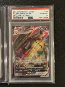 Pokemon Graded Card Lot Gengar CGC Pristine 10 & Mimikyu VMAX PSA 10 - Image 3