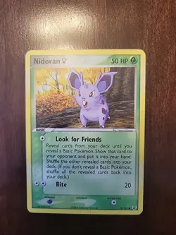 Nidoran 70/112 - Ex Fire Red & Leaf Green Pokemon HP/DMG - Image 1