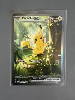 Pokemon Pikachu EX Rare Holo 276/217 ASC Thunderbolt English (Pack Fresh) - Image 1
