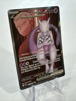 Pokemon TCG Team Rockets Mewtwo EX 213/182 Full Art Destined Rivals - Image 2