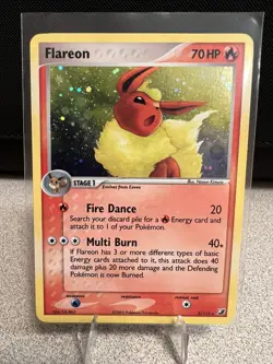 Flareon - 5/115 - Pokemon Ex Unseen Forces Reverse Holo - Image 1