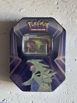 Pokemon TCG: Tyranitar Triple Whammy Collectors Tin - Factory Sealed!!!⭐⭐⭐ - Image 1