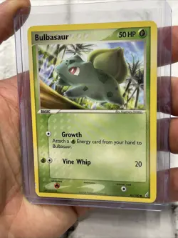 Bulbasaur ⭐ 46/100 Common Crystal Guardians 2006 Pokemon LP Lightly Played Card - Image 2