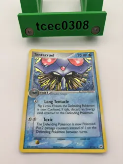 Pokemon TCG Tentacruel EX Hidden Legends 51/101 Reverse Holo Uncommon 2004 - Image 2