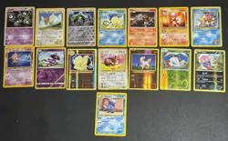 Vintage Pokemon Card Collection Lot Holos Base Set Reverse WOTC 50 Cards 1998-16 - Image 1