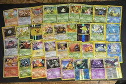 Vintage Pokemon Card Collection Lot Holos Base Set Reverse WOTC 50 Cards 1998-16 - Image 2