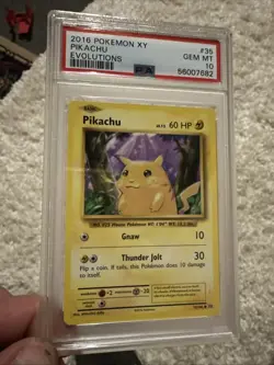 PSA 10 Pikachu 35/108 XY Evolutions 2016 GEM MINT Graded Pokemon Card - Image 1