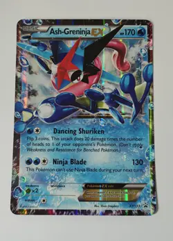 Pokemon TCG Ash-Greninja EX XY133 JUMBO Black Star Promo - Image 1