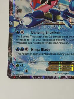 Pokemon TCG Ash-Greninja EX XY133 JUMBO Black Star Promo - Image 4
