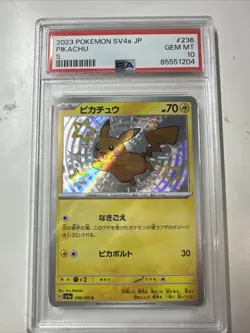 PSA 10 Piakchu 236/190 S Gem Mint Japanese Pokemon Card - Image 1