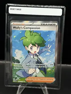 Pokemon TCG Mega Evolution Wally’s Compassion Trainer #176/132 Full Art NM - Image 1
