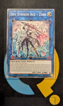L26D-ENS34 Sky Striker Ace = Zero Common 1st Edition YuGiOh - Image 1