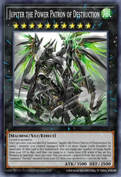 Yugioh DOOD-EN044 - Jupiter the Power Patron of Destruction - Ultra Rare - Image 1
