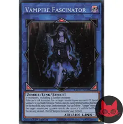 Yugioh Vampire Fascinator BACH-EN048 Super Rare 1st Edition NM - Image 1