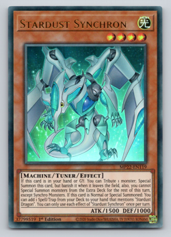 Stardust Synchron - MP22-EN119 - Ultra Rare - 1st Edition Yugioh - Image 1