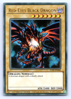 Red-Eyes Black Dragon - LC01-EN006 - Ultra Rare - Limited Edition Yugioh - Image 1