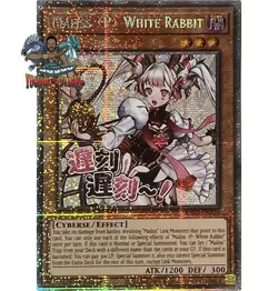 Yugioh 1x Maliss P White Rabbit RA05-EN136 Starlight Rare 1st Ed NM - Image 1