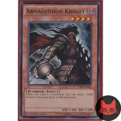 Yugioh Armageddon Knight THSF-EN035 Super Rare 1st Edition NM - Image 1