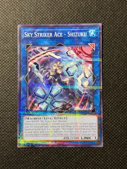 Sky Striker Ace Shizuku SLF1-AE044 (alt art) Parallel Rare Yugioh - Image 1